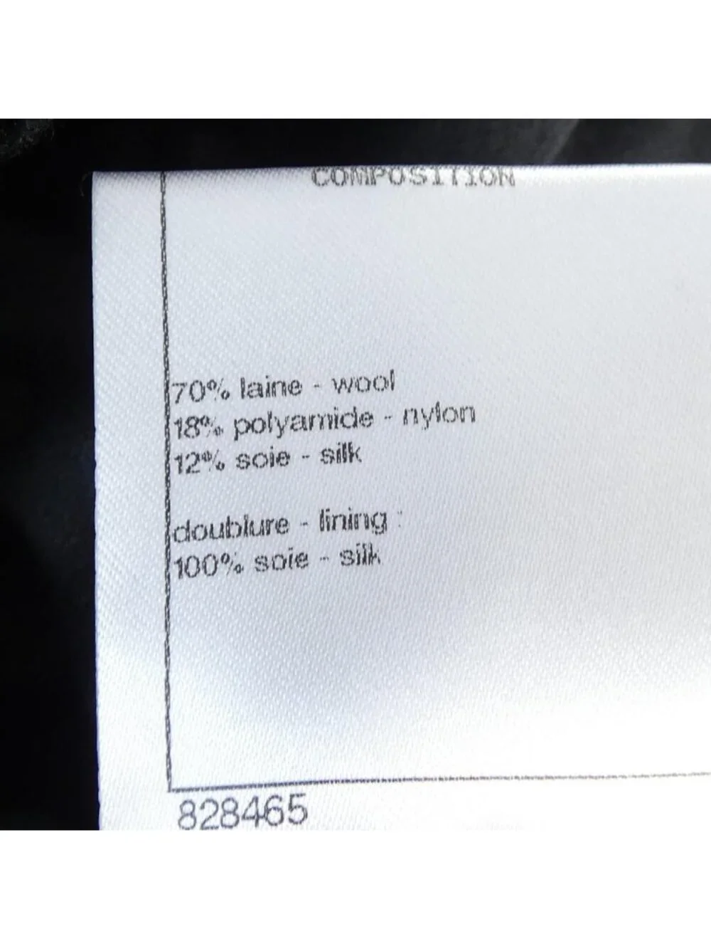 Chanel 17K Coat Black